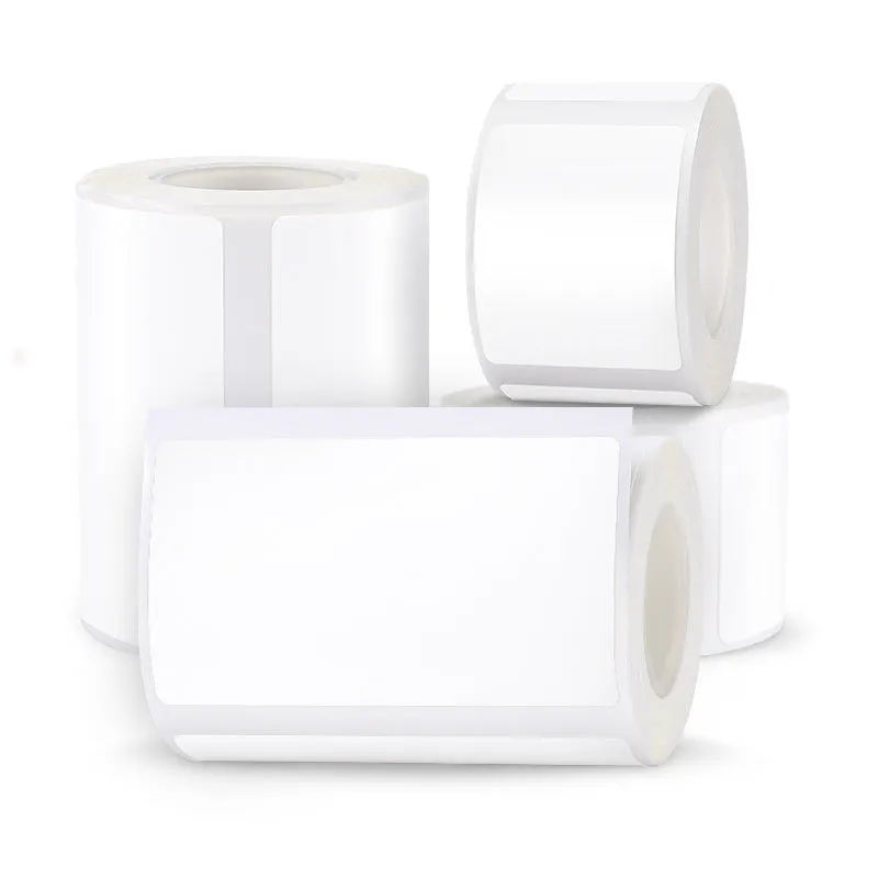 Thermal waterproof self-adhesive label paper for B21 B3S printers in assorted colours and shapes