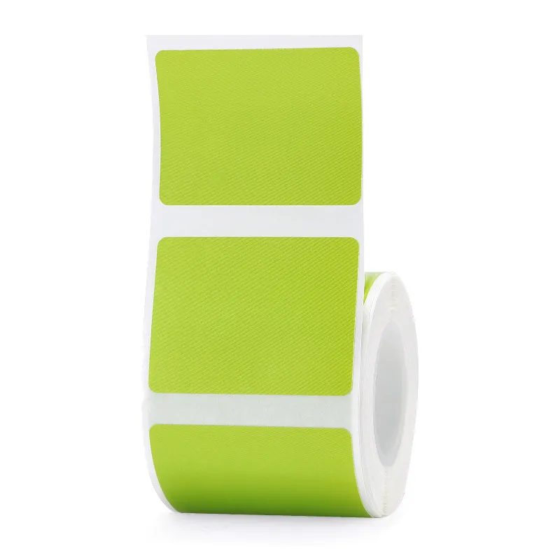 Thermal waterproof self-adhesive label paper for B21 B3S printers in assorted colours and shapes
