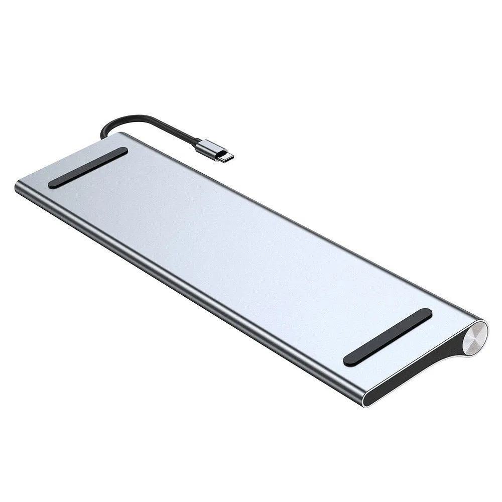 11-in-1 Type-C docking station for Macbook and laptop with private mould design and Gigabit transmission