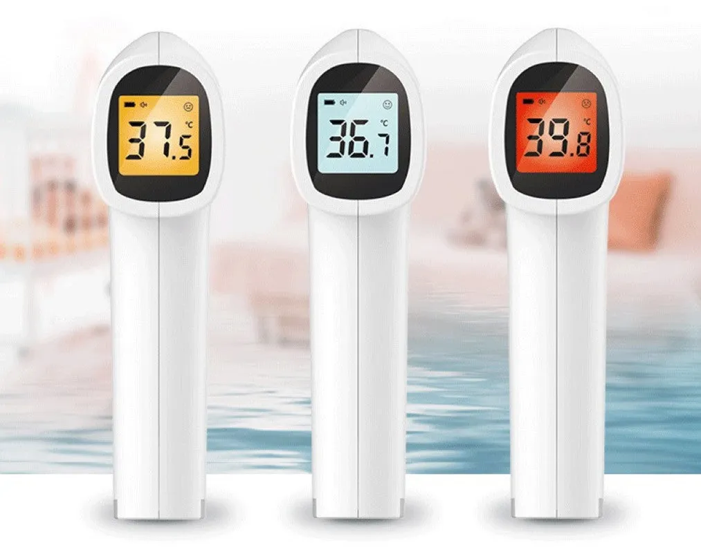 White TP500 medical infrared thermometer for non-contact forehead temperature measurement