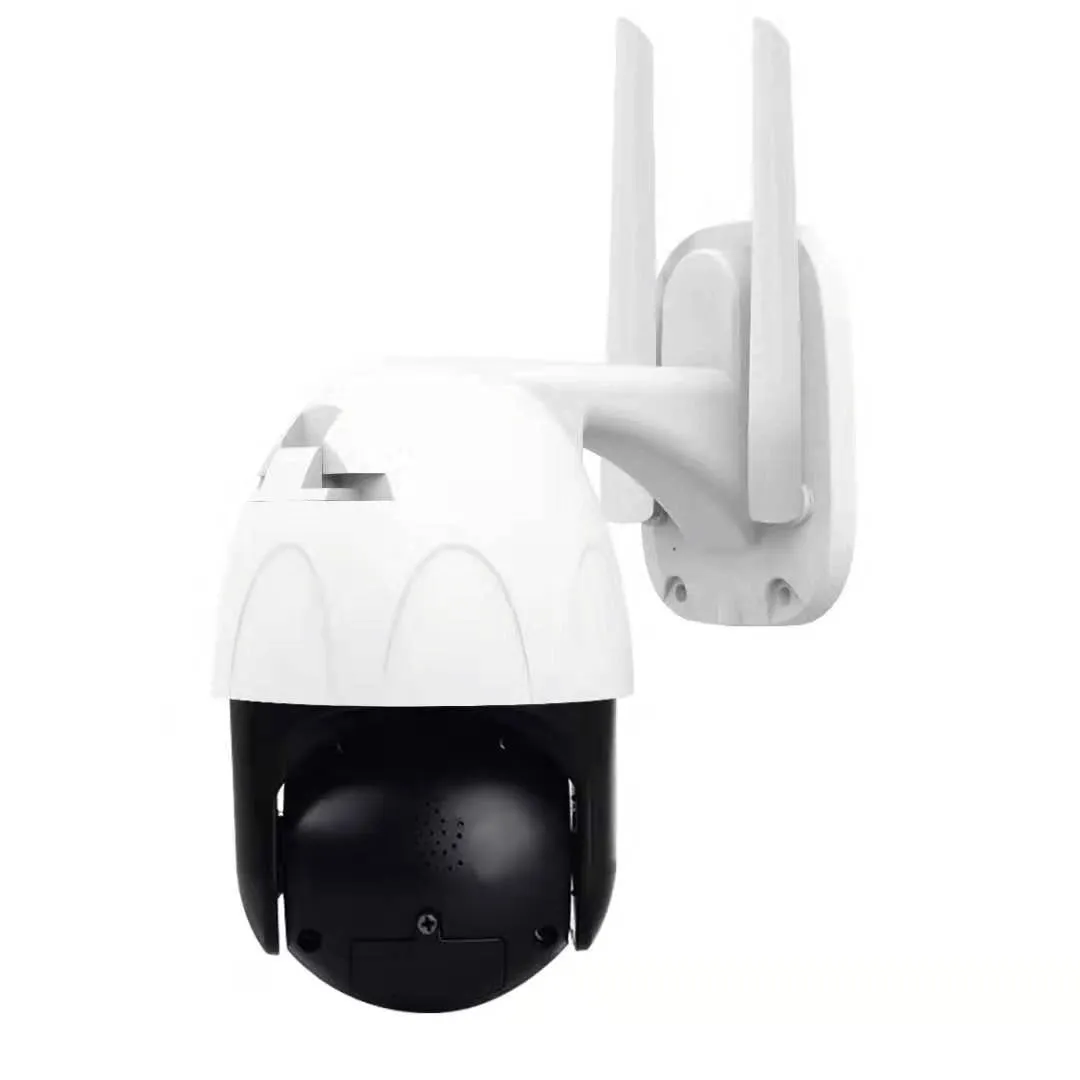 1080P wireless security camera with dual-light and IR night vision for outdoor home monitoring
