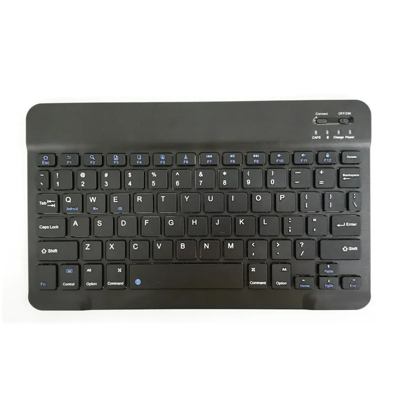 Wireless Bluetooth keyboard compatible with Apple iPad and MatePad tablets, black model