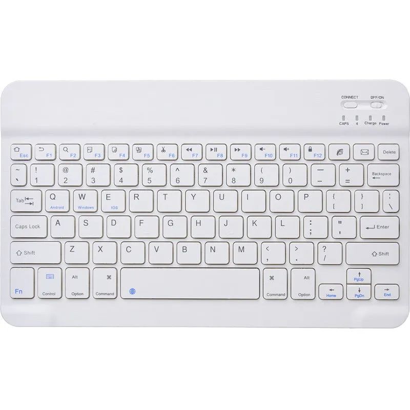 Wireless Bluetooth keyboard compatible with Apple iPad and MatePad tablets, black model
