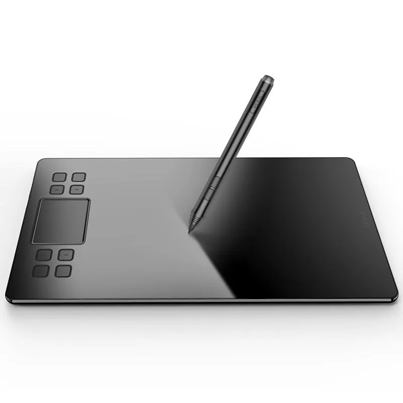Digital drawing board with 8129 pressure sensitivity, passive pen, and 10x6 inch active area