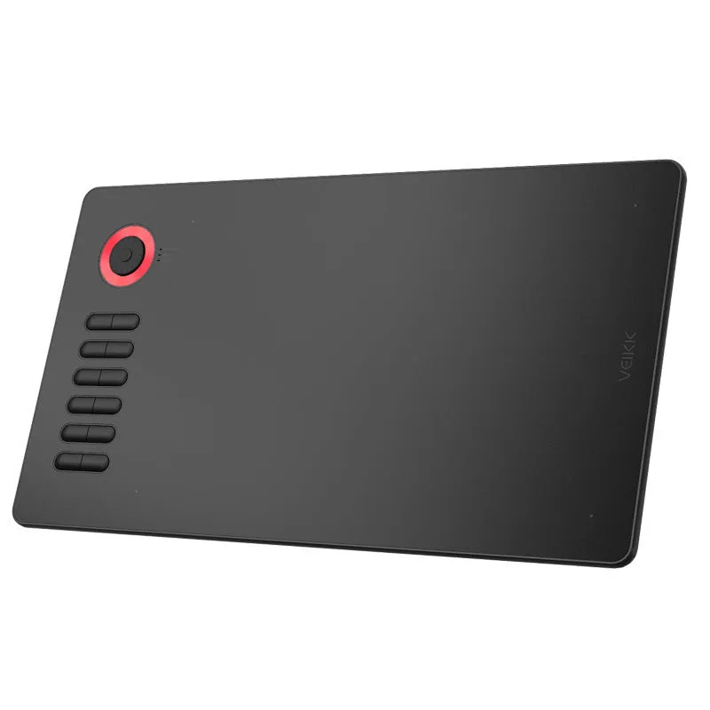 Digital drawing board with 8129 pressure sensitivity, passive pen, and 10x6 inch active area