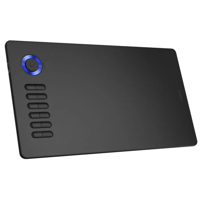 Digital drawing board with 8129 pressure sensitivity, passive pen, and 10x6 inch active area