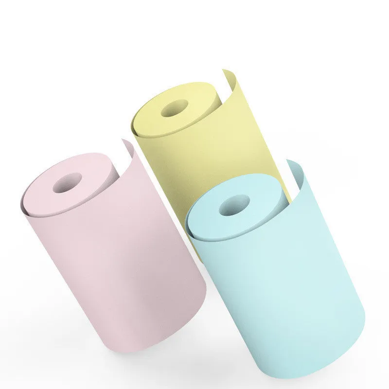 Mini Bluetooth wireless thermal printer for photos and stickers, white colour, compact size