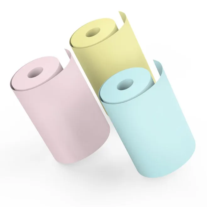 Mini Bluetooth wireless thermal printer for photos and stickers, white colour, compact size