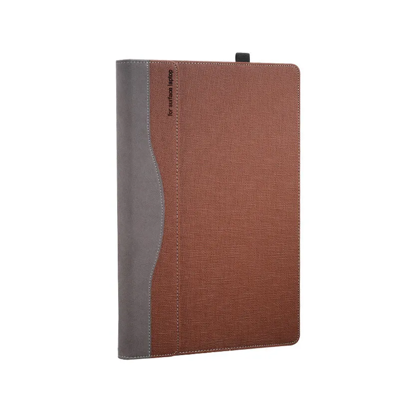 3 Generation imitation leather laptop bag in Business Brown for 13.5-inch devices, 23x31.5x2.3cm