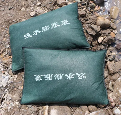 Thickened canvas water absorption expansion bag for flood control, size 30cm x 70cm