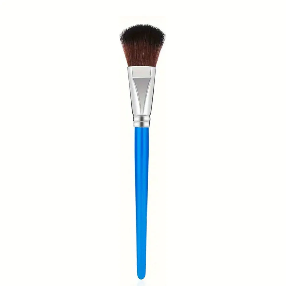 Children's nylon oil painting brush art drawing pen with wooden handle and single curved wire tip