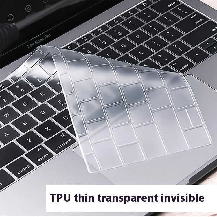 Silicone keyboard cover for MacBook Air11 in grey, with high-definition key legends
