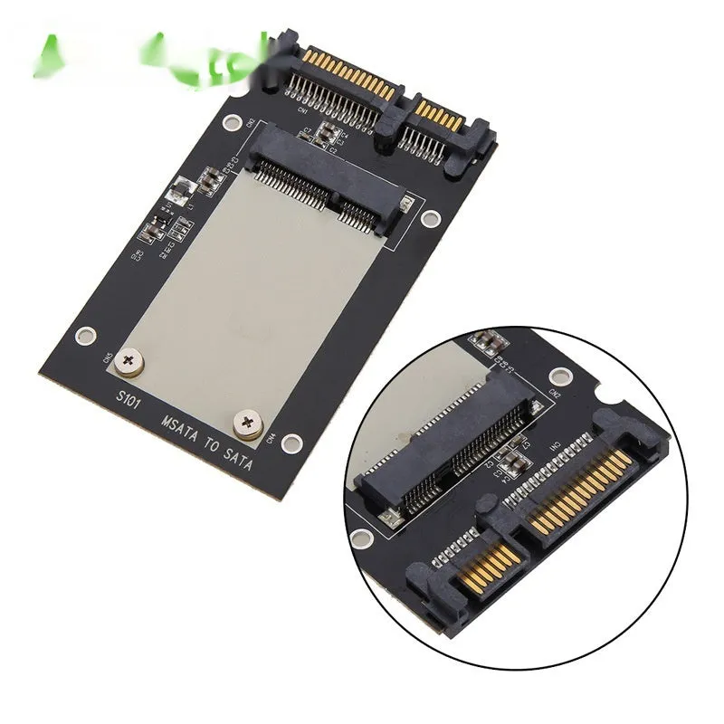mSATA M.2 NGFF to SATA 3.0 USB 3.0 SSD adapter card with multiple colour options