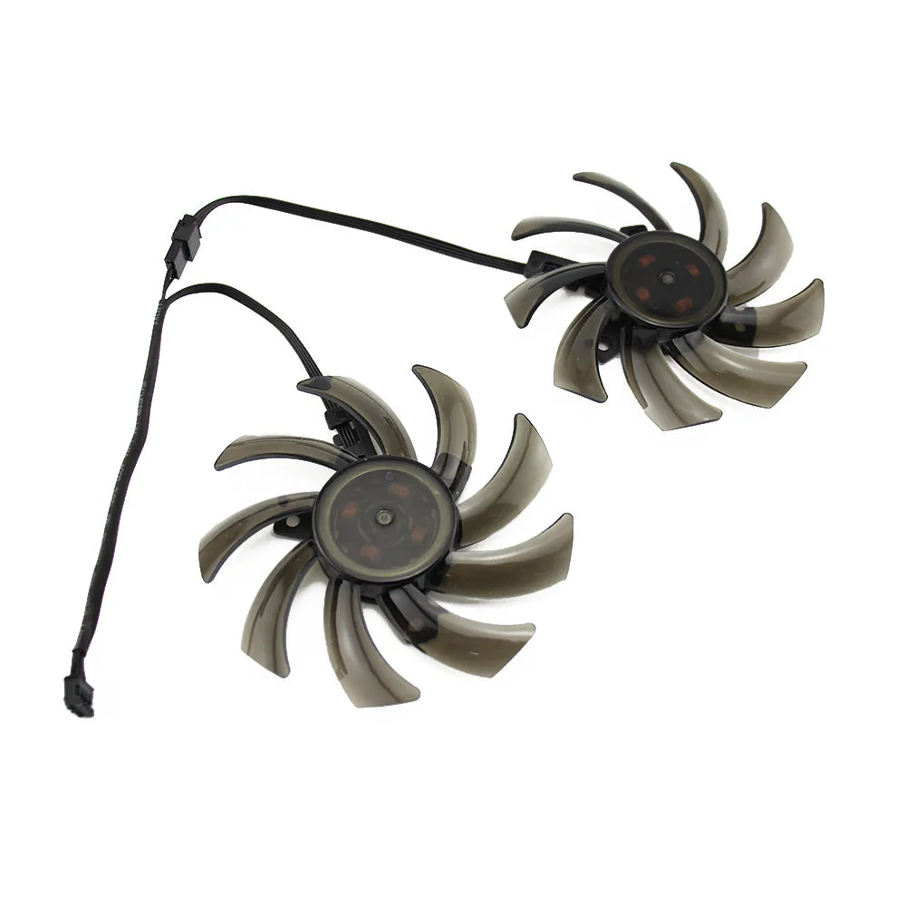 GA91S2U black graphics card cooling fan, 85mm diameter, 12V DC 0.40A, 4-pin connector, for Palit GTX1060 Dual replacement