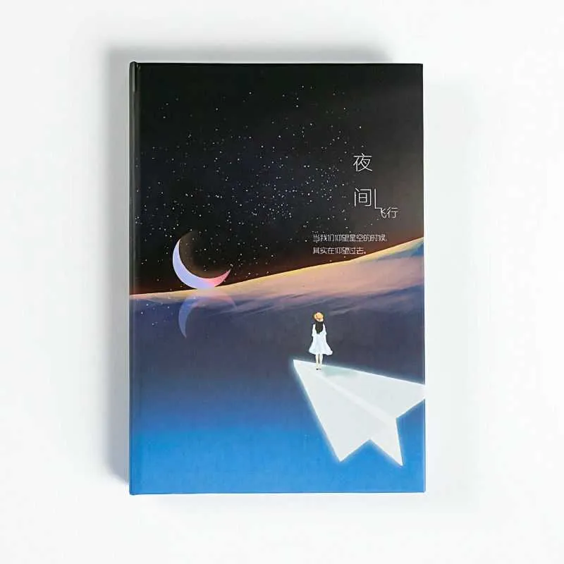 Chinese style whale colouring diary A5 hardcover notebook with 224 sides of colouring pages