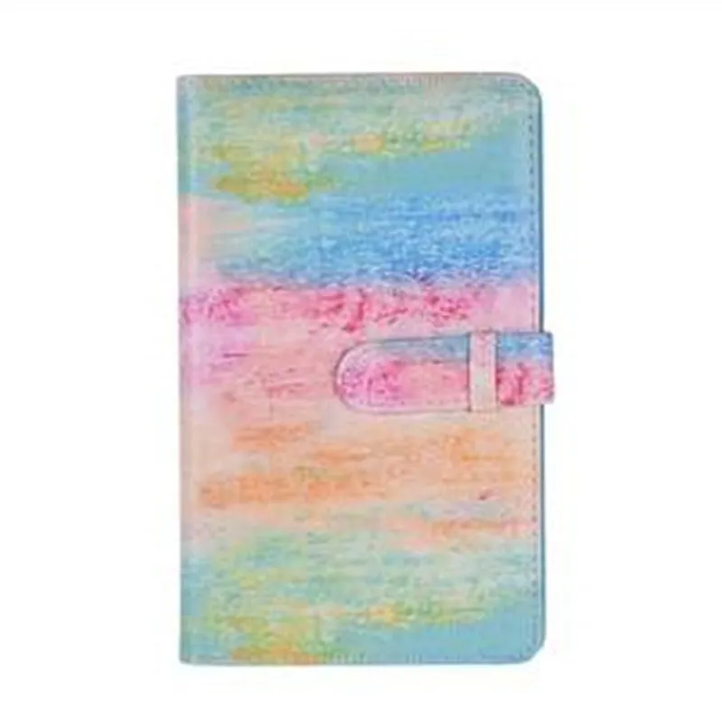 Book-shaped photo album 96 photos three-inch thickness PU cover simple design picture colour