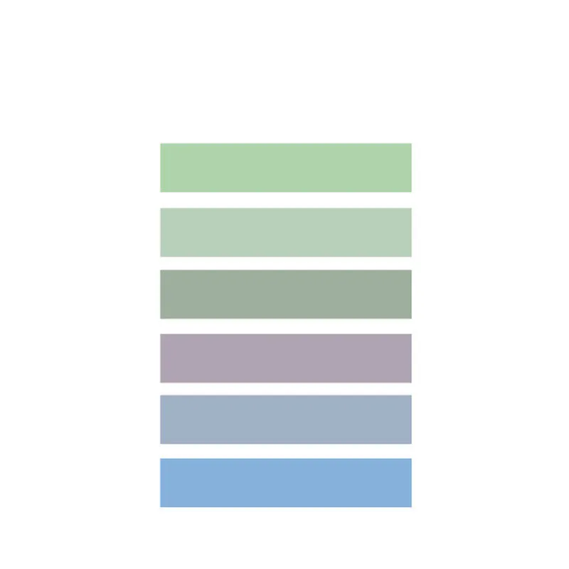 Morandi paper tape 9mm x 3m in assorted colours on a white background