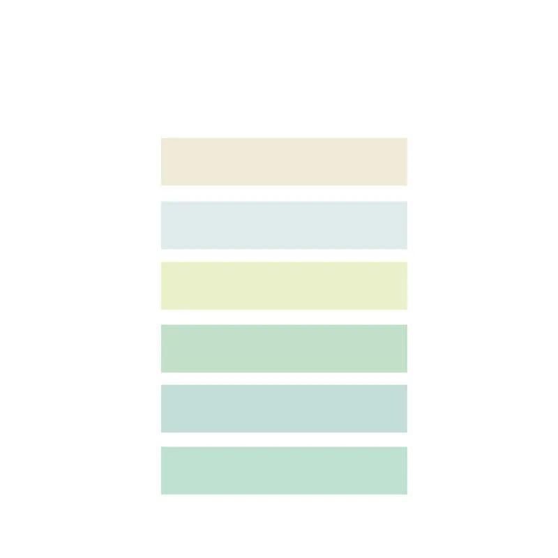 Morandi paper tape 9mm x 3m in assorted colours on a white background