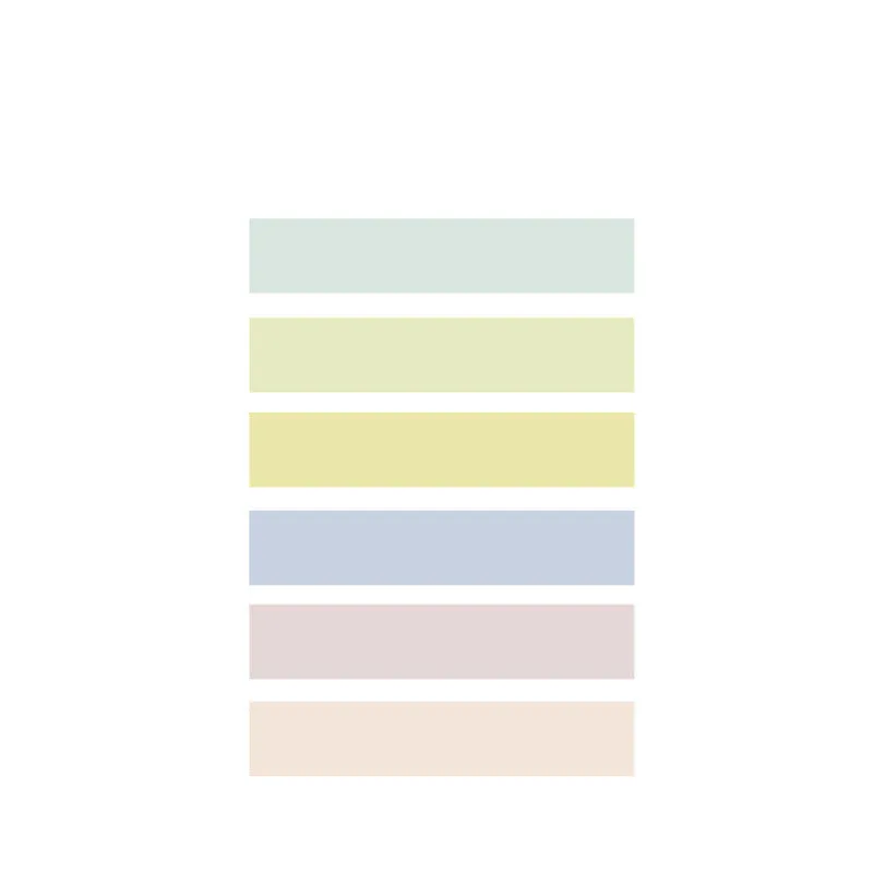 Morandi paper tape 9mm x 3m in assorted colours on a white background