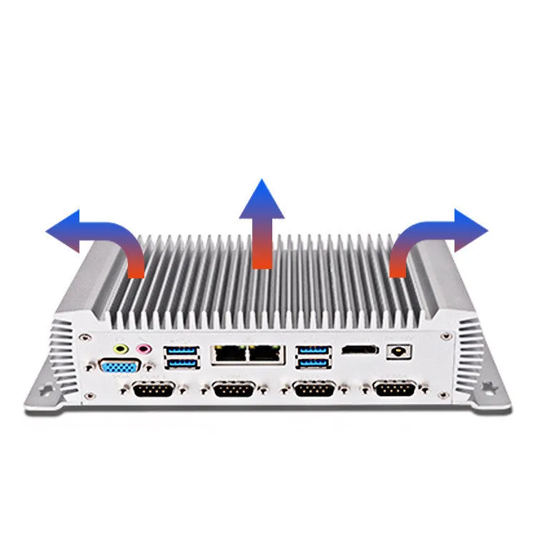 All aluminum alloy mini vertical chassis for HTPC and industrial router, 19.9cm, in black silver pink