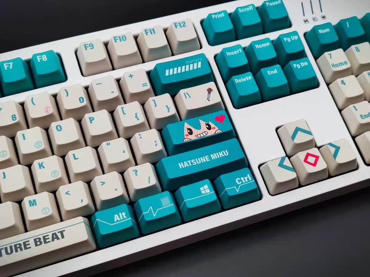 PBT sublimation keycap set with colour options Black Pink, Blue, and Brown, compatible with 104 108 87 key keyboards