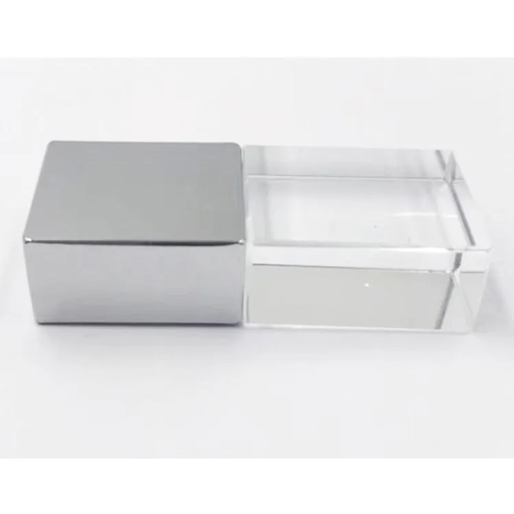 DIY luminous crystal car-shaped USB 2.0 flash drive with metal shell in multiple capacities