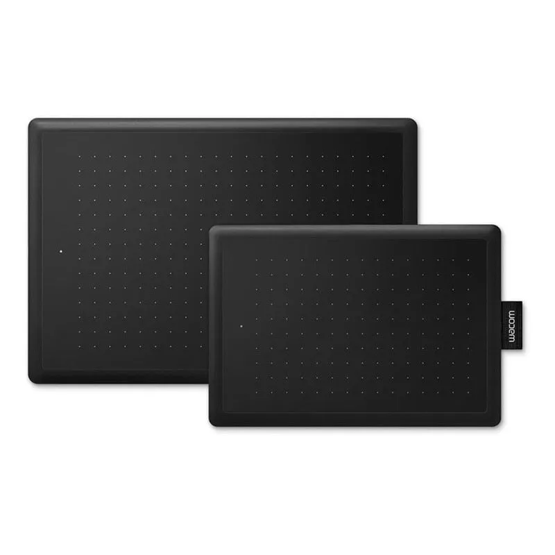 Wacom CTL-472 digital drawing tablet with pressure-sensitive pen and replacement nibs on a desk