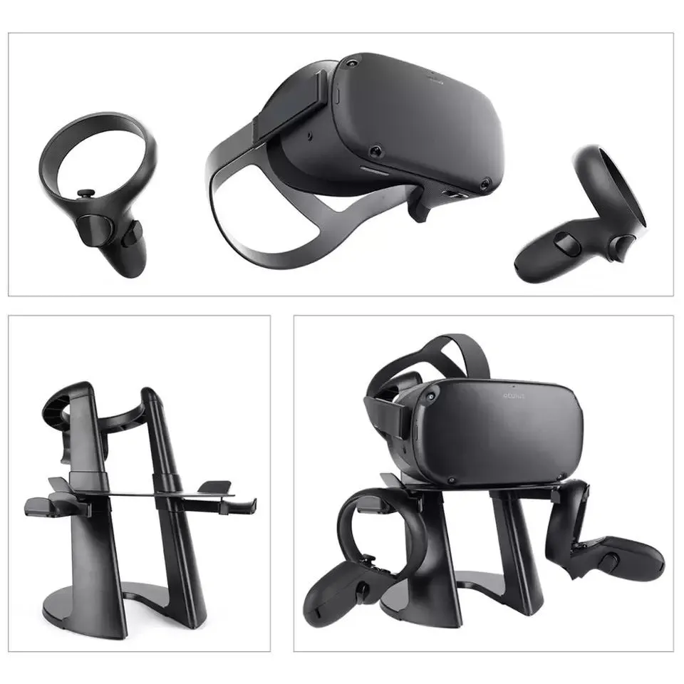 White ABS plastic display bracket for Oculus VR headset