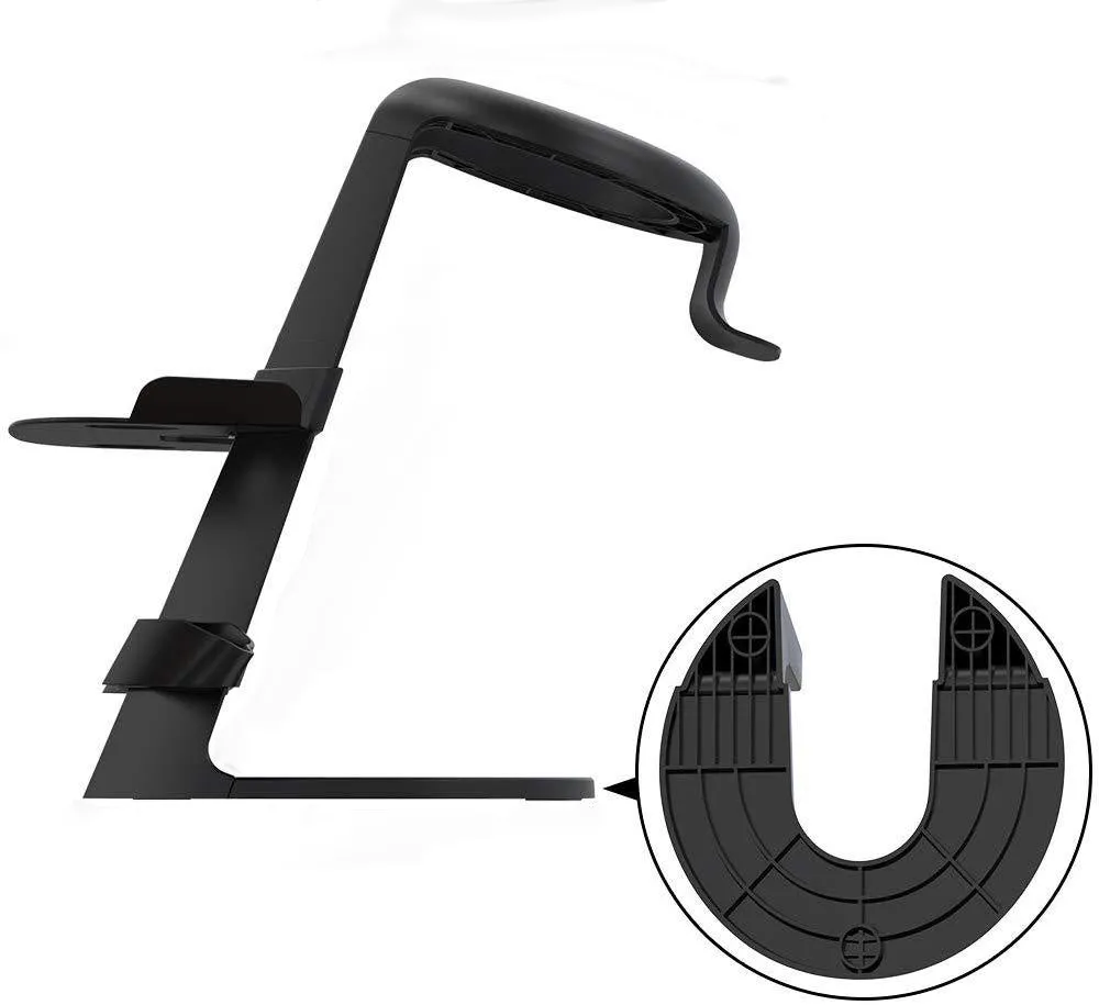 White ABS plastic display bracket for Oculus VR headset