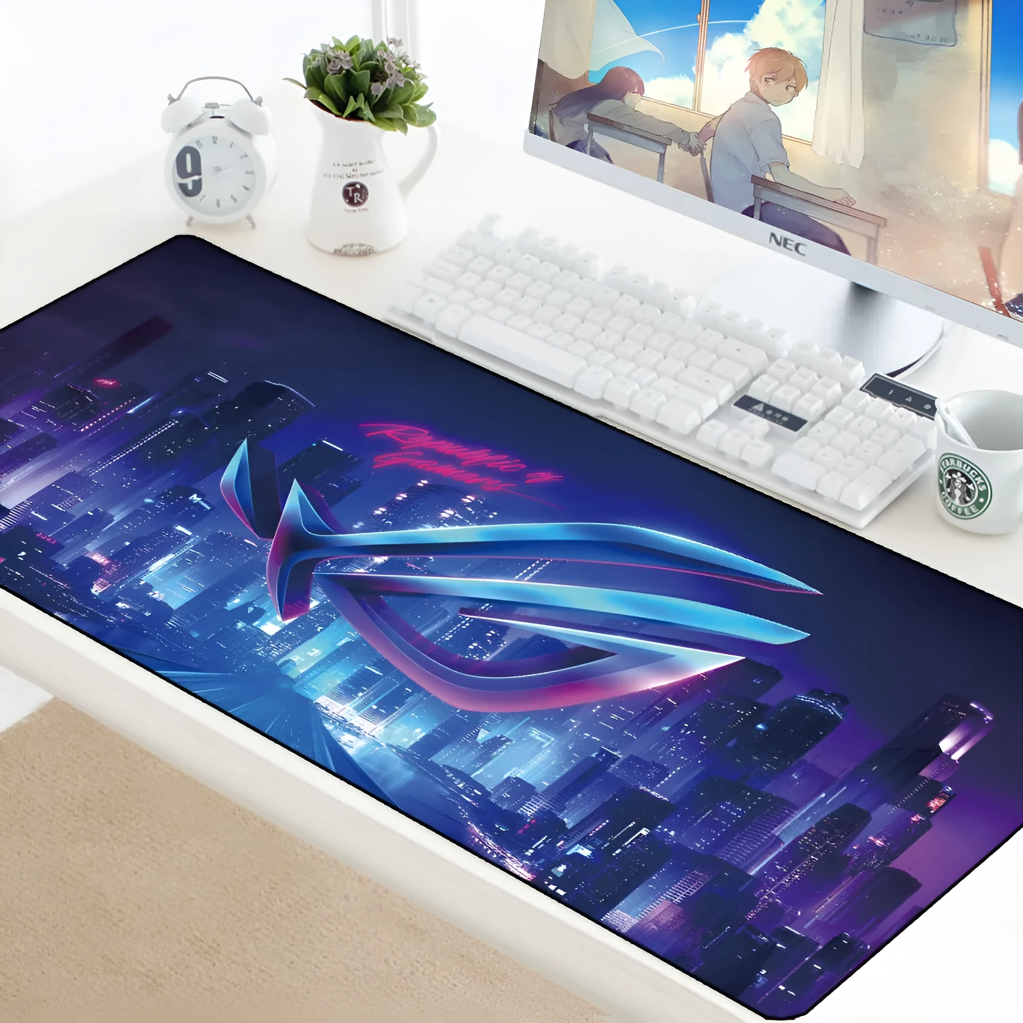 Country Edge keyboard pad natural rubber Jiaji cloth 800x300mm thin desk mat ROG style