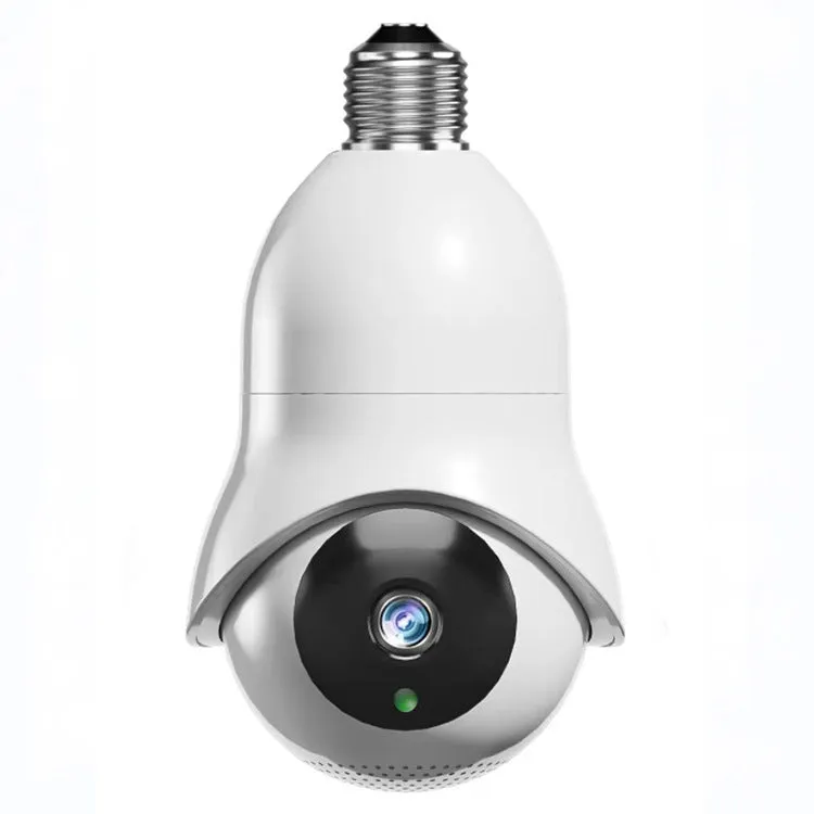 Dual band outdoor night vision light bulb camera with 5G wireless and high-definition monitoring