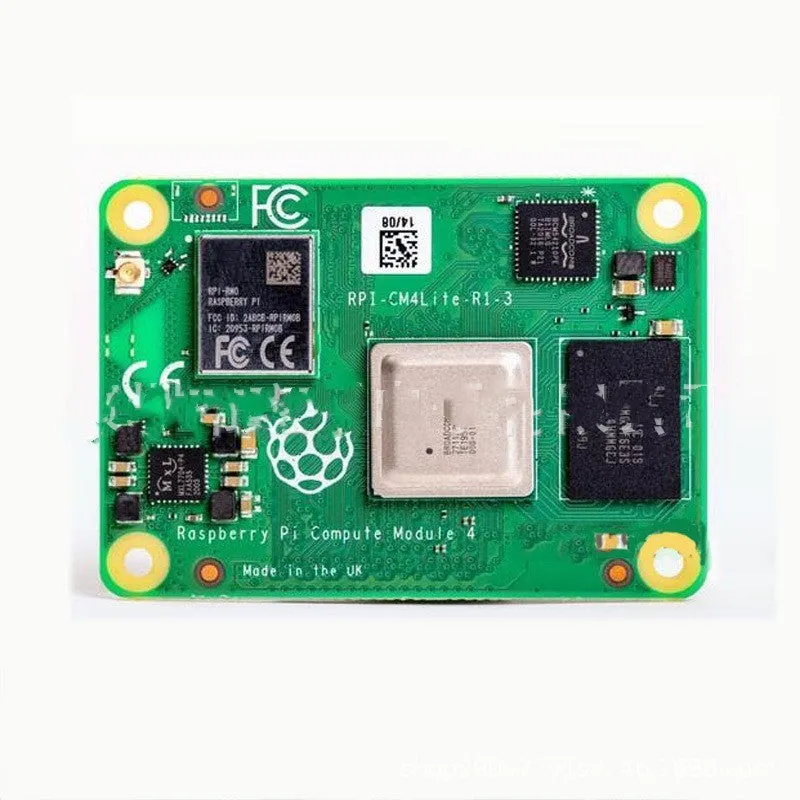 Raspberry Pi CM4 Compute Module core board bottom plate with B to B connectors, Gigabit Ethernet, and PCIe port
