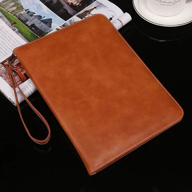 Tablet protection cover flip case in imitation leather with sleep function for iPad models