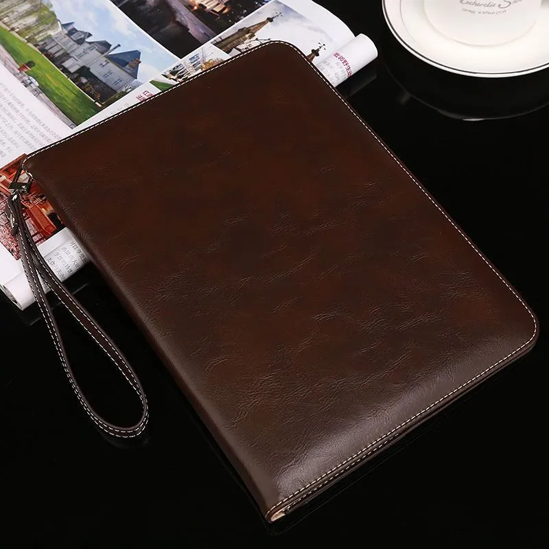 Tablet protection cover flip case in imitation leather with sleep function for iPad models