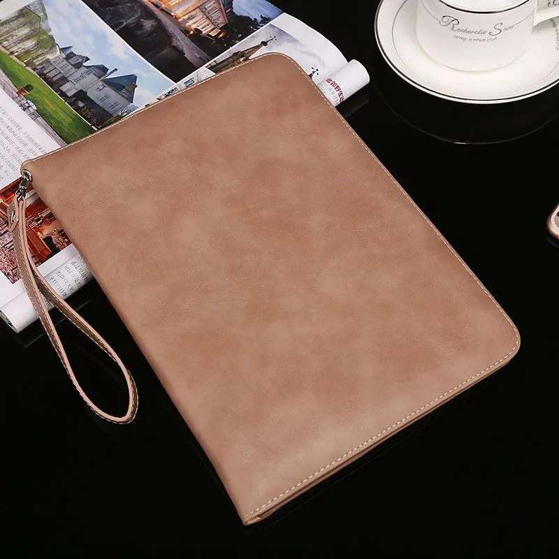 Tablet protection cover flip case in imitation leather with sleep function for iPad models