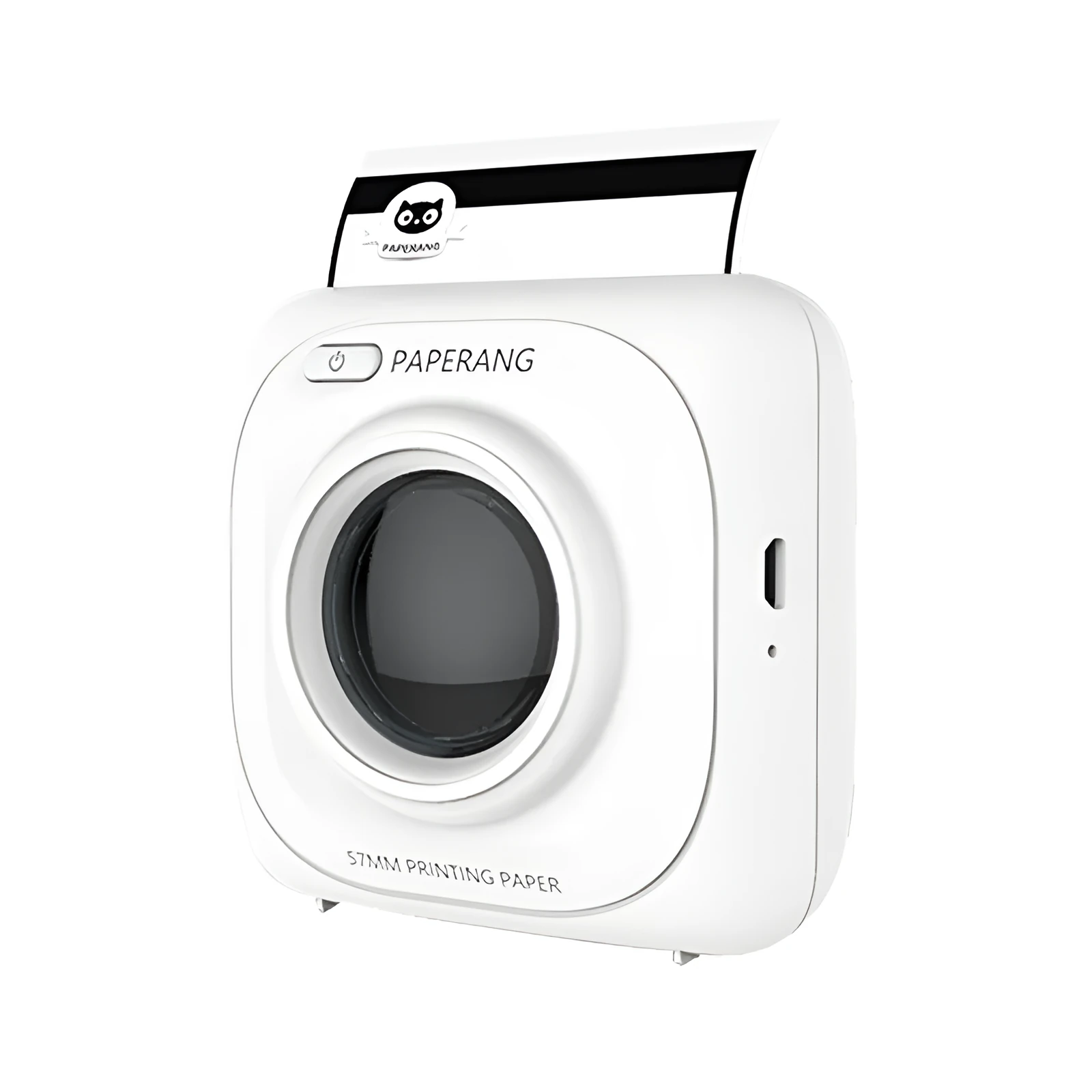Paperang mini thermal photo printer with USB interface, 83x83x45mm, 160g, 1000mAh battery