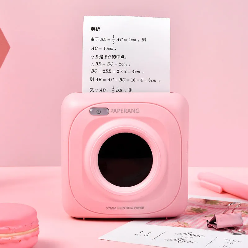 Paperang mini thermal photo printer with USB interface, 83x83x45mm, 160g, 1000mAh battery