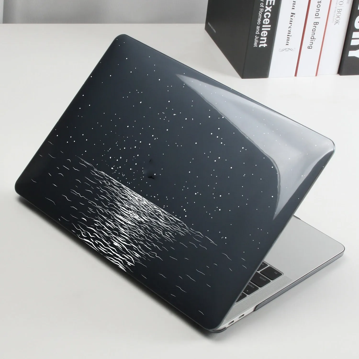 Printed hard shell cover for MacBook Air 13 with keyboard cover in black colour option