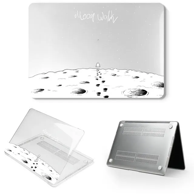 Printed hard shell cover for MacBook Air 13 with keyboard cover in black colour option