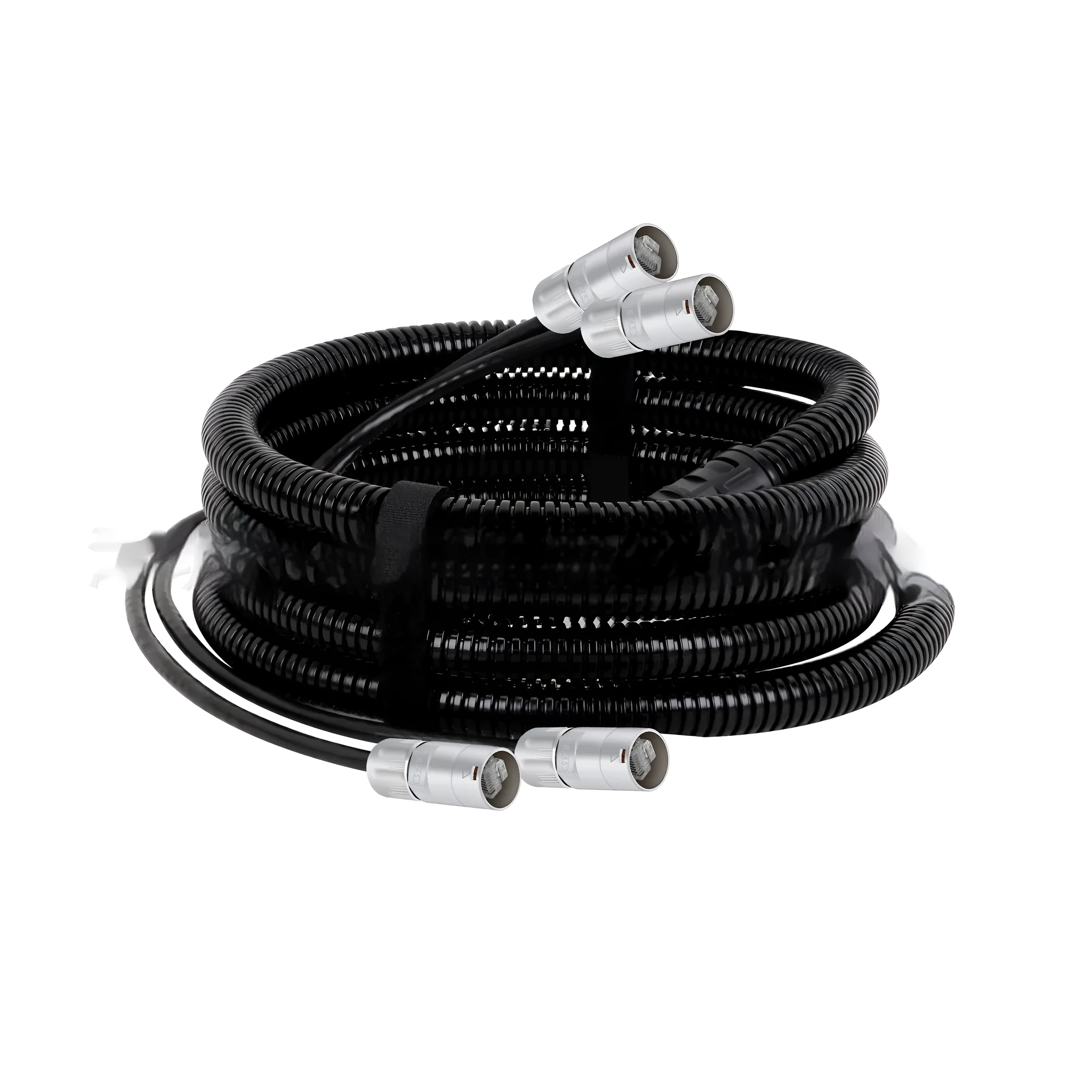 Cat5 and Cat6 ethernet extension cable with RJ45 connectors in various lengths