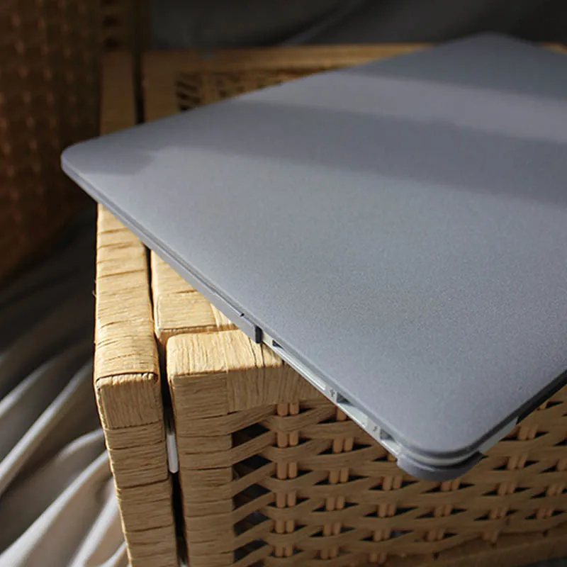 Quicksand Cobalt Gray hard plastic protective shell for MacBook 11 to 16 inch models
