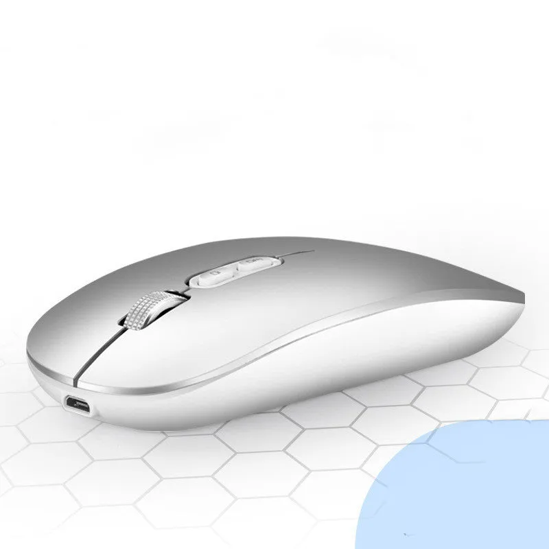 iMice wireless mouse black 1600DPI rechargeable 2.4G mini silent with USB receiver