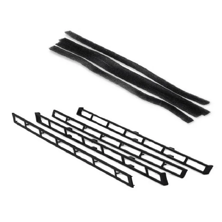 PS4 Slim dustproof net dust plug suit in ABS material, 5.8x1.5x29.3cm, for console intake protection