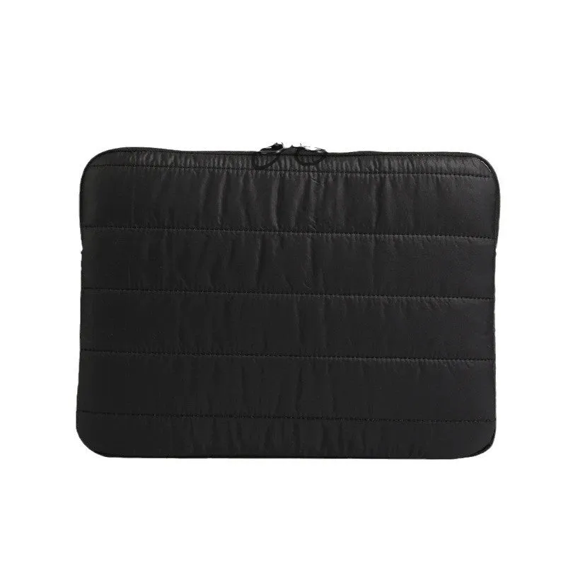 Solid colour canvas laptop tablet case with anti-theft storage for 13-inch computers, available in multiple sizes and colours