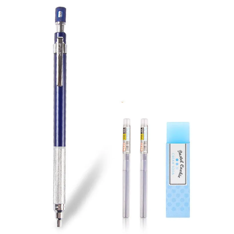 Low centre of gravity mechanical pencil 0.5mm HB in black for primary and middle school students