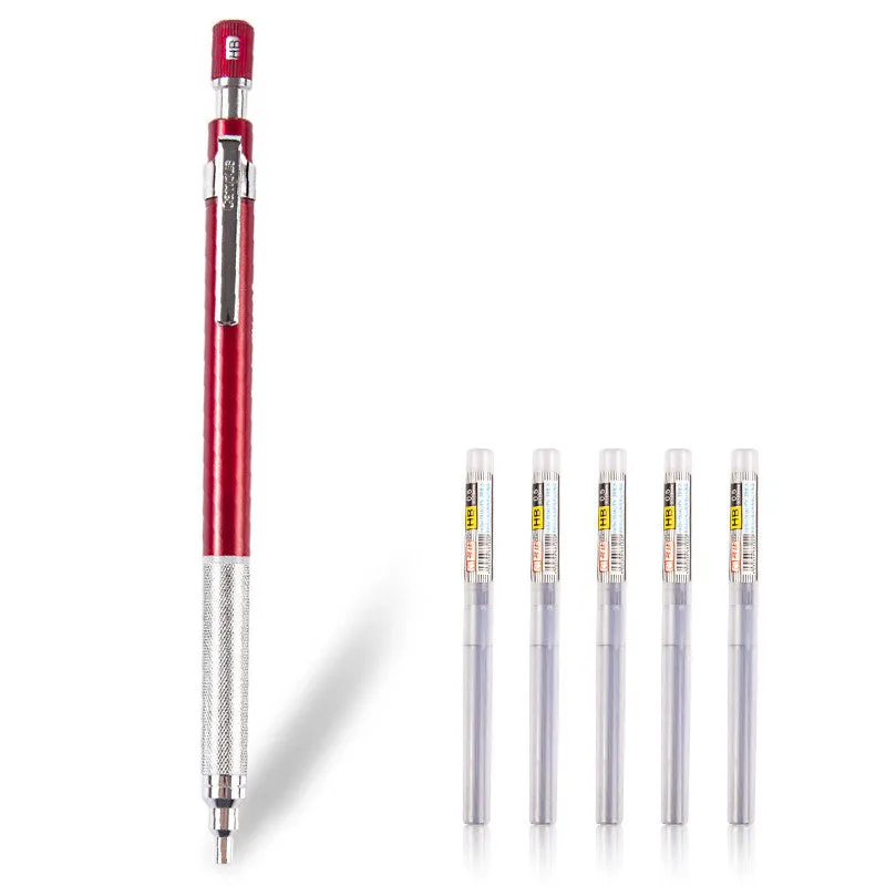 Low centre of gravity mechanical pencil 0.5mm HB in black for primary and middle school students