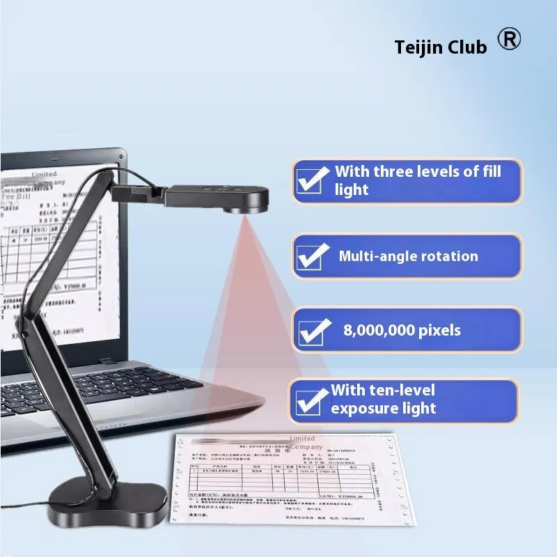 USB computer camera with microphone and autofocus for video calls and streaming