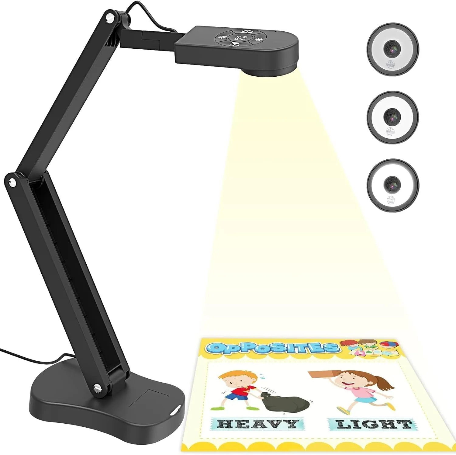 USB computer camera with microphone and autofocus for video calls and streaming