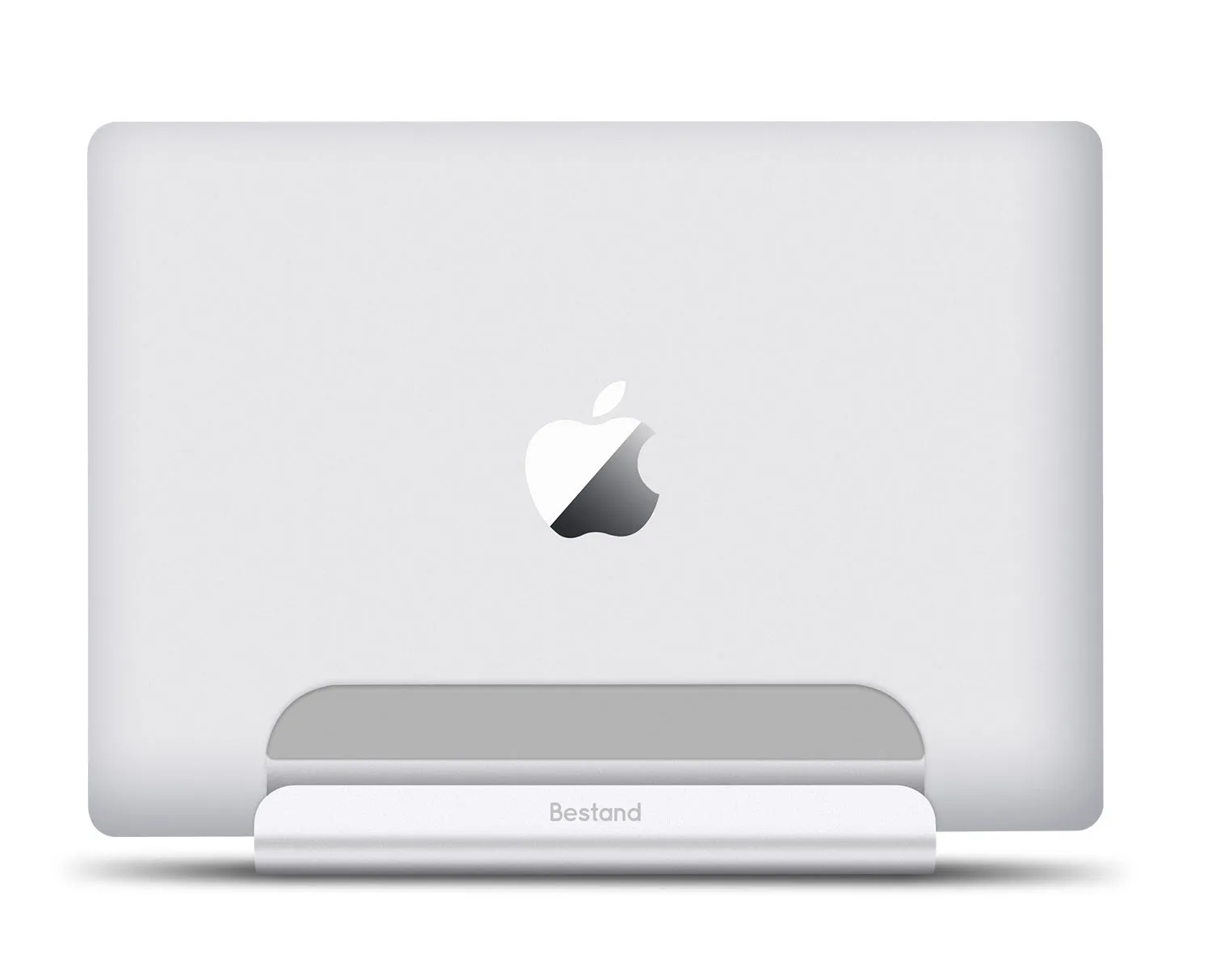 Silver aluminium alloy tablet lazy bracket on a desktop, 19x11.5x7.5cm universal fit