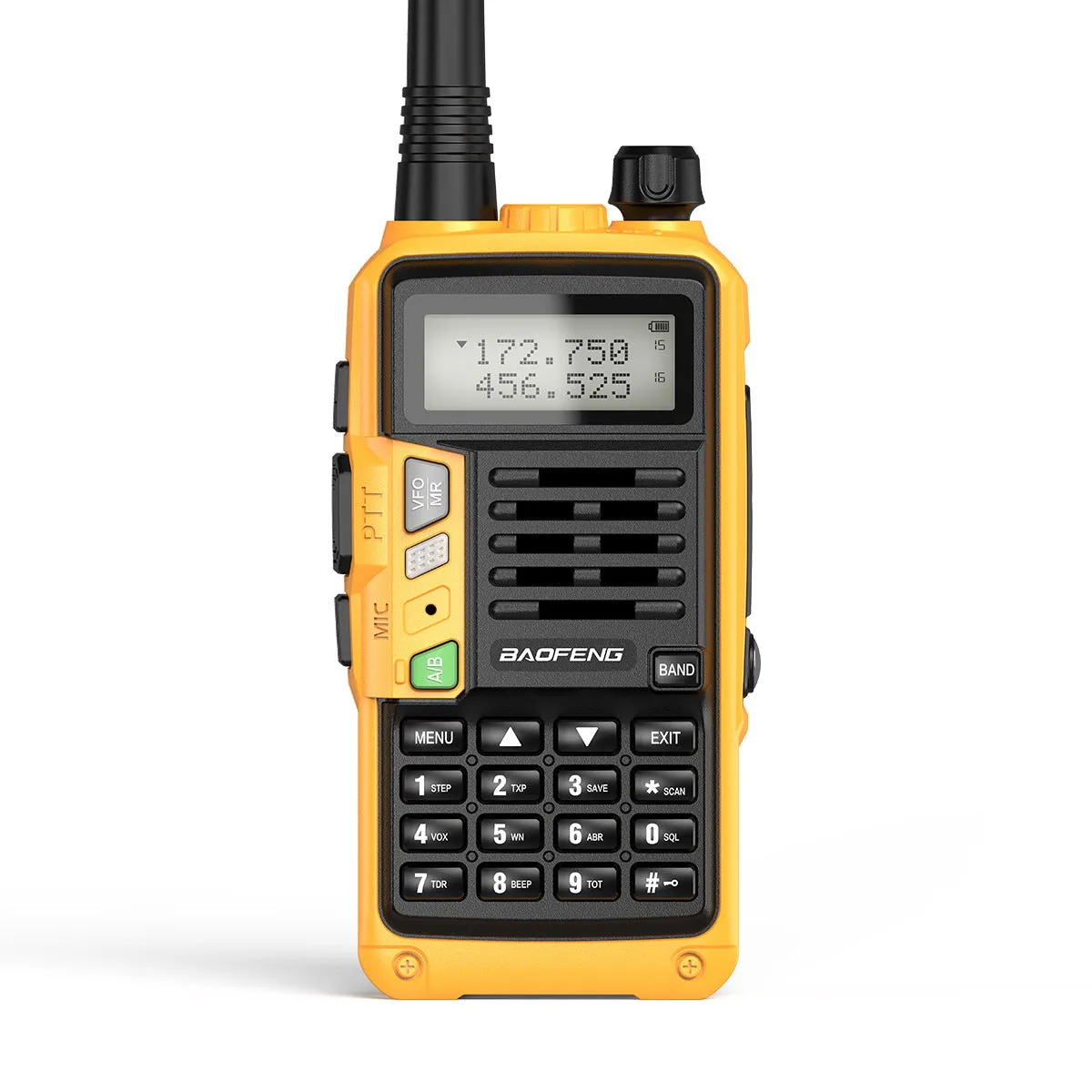 UV-5R dual band walkie talkie 10W 128 channels black with antenna and battery